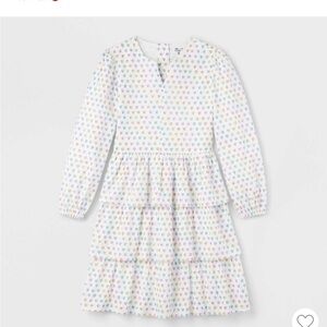 Colorful Patterned Kids Dress